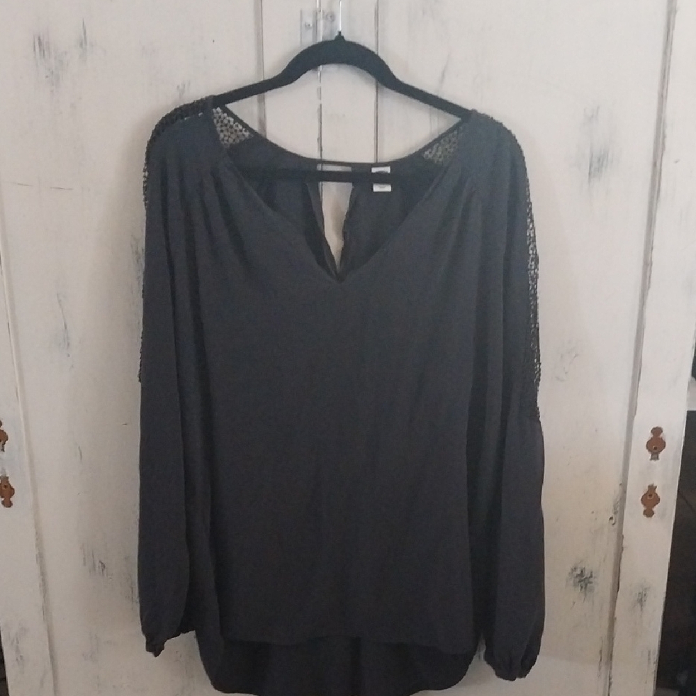 Elegant Gray Women's Top - Picture 1 of 4